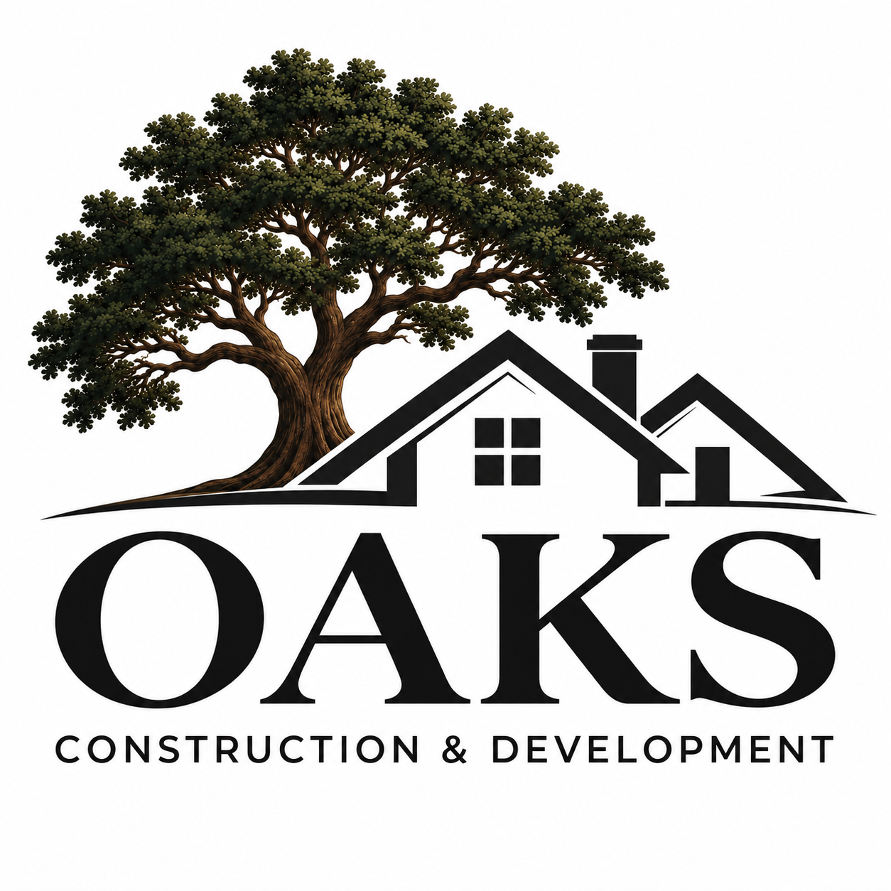 Oaks Construction & Development logo